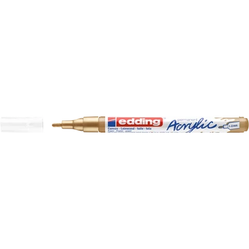 Akril marker 1-2mm, Edding 5300 arany
