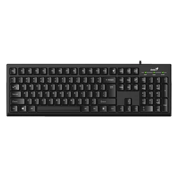 Billentyűzet vezetékes KB-100 Genius fekete