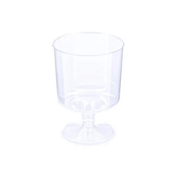 Boroskehely 190 ml műanyag víztiszta