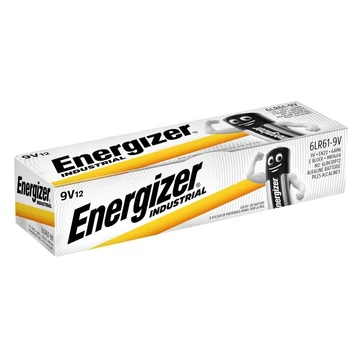 Elem 9V 6LR61 Industrial 12 db/csomag, Energizer Elem 9V 6LR61 Industrial 12 db/csomag, Energizer