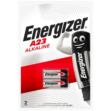 Elem A23 12V-os alkáli riasztó elem 2 db/csomag, Energizer Elem A23 12V-os alkáli riasztó elem 2 db/csomag, Energizer
