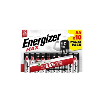 Elem AA ceruza LR06 Max 10 db/csomag, Energizer Elem AA ceruza LR06 Max 10 db/csomag, Energizer