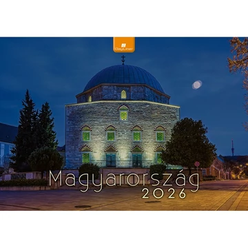 Falinaptár képes 340 × 485 mm, fehér lapokkal Magyarország Dayliner 2026.