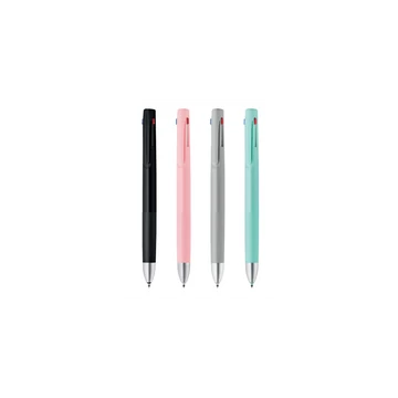 Golyóstoll 0,7 mm, háromszínű, Zebra  bLen 3C, szürke test  írásszín kék