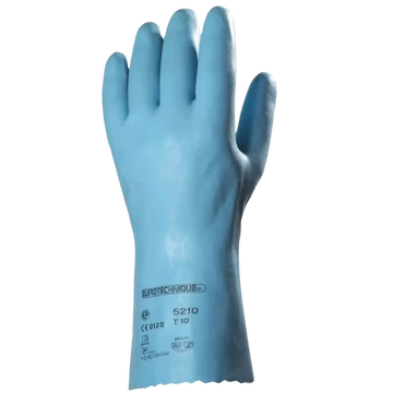 Gumikesztyű vegyszerálló latex méret: 7-es hossz 30 cm EP_520610 kék
