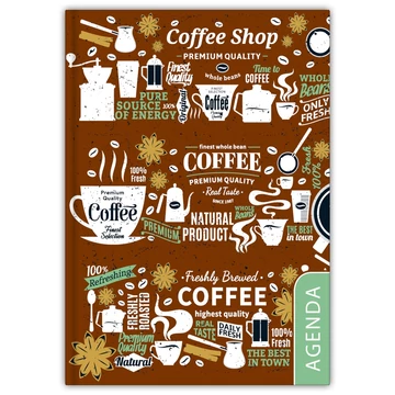 Határidőnapló Colors A5 napi, fehér lapokkal Coffee Dayliner 2026. Határidőnapló Colors A5 napi, fehér lapokkal Coffee Dayliner 2026.