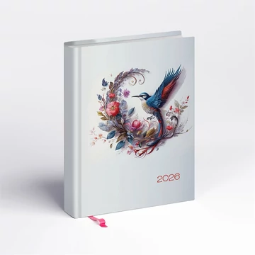 Határidőnapló Librobella hölgyeknek B/6, napi kolibri Realsystem 2026.