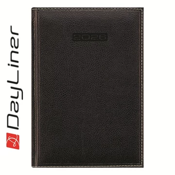 Határidőnapló Sherwood A5 napi, krémszínű lapokkal fekete Dayliner 2026. Határidőnapló Sherwood A5 napi, krémszínű lapokkal fekete Dayliner 2026.