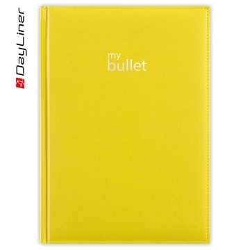 Keménytáblás notesz pontozott vonalozással MyPastel A5 Bullet, fehér lapokkal Tavasz Zöld Dayliner 2026. Keménytáblás notesz pontozott vonalozással MyPastel A5 Bullet, fehér lapokkal Tavasz Zöld Dayliner 2026.