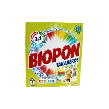 Mosópor 240 g (4 mosás) színes ruhákhoz Biopon Takarékos Color