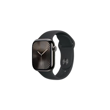 Okosóra APPLE Watch S10 Cellular 42mm Slate titanium Case with Black Sport Band - M/L Okosóra APPLE Watch S10 Cellular 42mm Slate titanium Case with Black Sport Band - M/L