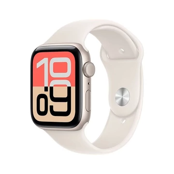 Okosóra Apple Watch SE 3 GPS 40mm Starlight Aluminium Case with Starlight Sport Band - S/M Okosóra Apple Watch SE 3 GPS 40mm Starlight Aluminium Case with Starlight Sport Band - S/M