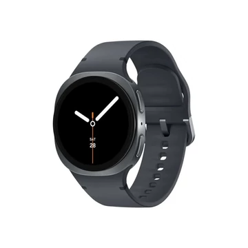 Okosóra SAMSUNG Galaxy Watch 8 (szilikon csuklópánt, 44mm) grafitszürke Okosóra SAMSUNG Galaxy Watch 8 (szilikon csuklópánt, 44mm) grafitszürke