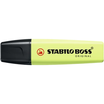 Szövegkiemelő 2-5mm, vágott hegyű, STABILO Boss original Pastel lime