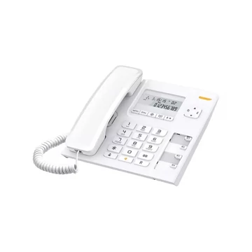 Telefonkészülék ALCATEL T56 (vezetékes, kijelző) fehér Telefonkészülék ALCATEL T56 (vezetékes, kijelző) fehér