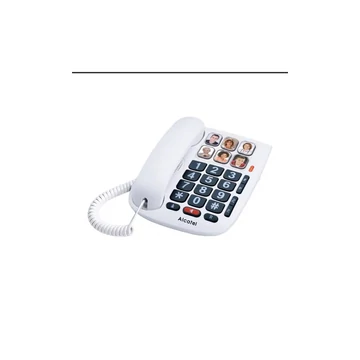 Telefonkészülék ALCATEL TMAX10 (vezetékes, nagy gomb) fehér Telefonkészülék ALCATEL TMAX10 (vezetékes, nagy gomb) fehér