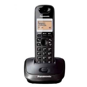 Telefonkészülék PANASONIC KX-TG2511HGT (vezeték nélküli, DECT) fekete Telefonkészülék PANASONIC KX-TG2511HGT (vezeték nélküli, DECT) fekete