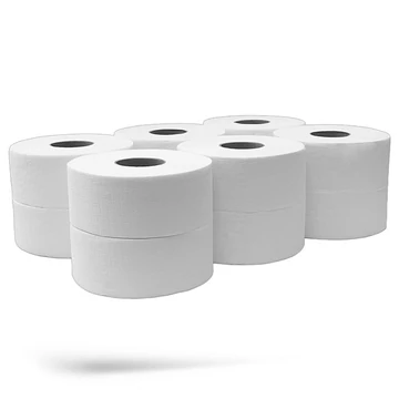 Toalettpapír 2 rétegű közületi átmérő: 27 cm 100 % cellulóz 360 m/tekercs 6 tekercs/csomag_Bluering®N2C360_hófehér_CUP