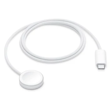 Töltő asztali APPLE (Type-C, wireless, gyorstöltő, 100cm, textil, MX2H2ZM/A utód, APPLE Watch töltő) fehér Töltő asztali APPLE (Type-C, wireless, gyorstöltő, 100cm, textil, MX2H2ZM/A utód, APPLE Watch töltő) fehér