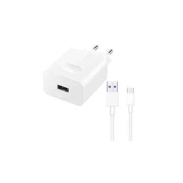 Töltő hálózati HUAWEI CP404B USB aljzat (22.5W, PD gyorstöltő + Type-C kábel) fehér Töltő hálózati HUAWEI CP404B USB aljzat (22.5W, PD gyorstöltő + Type-C kábel) fehér
