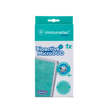 Törlőkendő mikroszálas Immunetec by BONUS Bioactive MicroDUO_B643 Törlőkendő mikroszálas Immunetec by BONUS Bioactive MicroDUO_B643