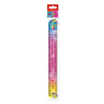 Vonalzó 30 cm, flexibilis Keyroad Flex Draw színátmenetes