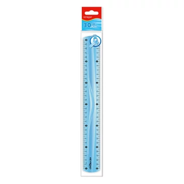 Vonalzó 30 cm, flexibilis Keyroad vegyes színek