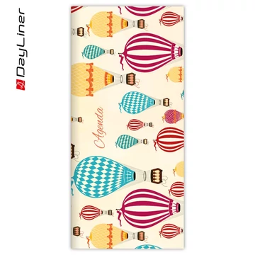 Zsebnaptár Colors fekvő heti, fehér lapokkal Balloons Dayliner 2026. Zsebnaptár Colors fekvő heti, fehér lapokkal Balloons Dayliner 2026.