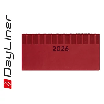 Zsebnaptár Tucson fekvő heti, fehér lapokkal piros Dayliner 2026. Zsebnaptár Tucson fekvő heti, fehér lapokkal piros Dayliner 2026.