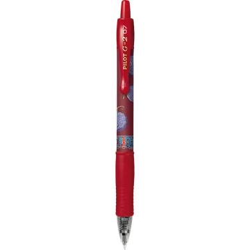 Zseléstoll 0,7mm, nyomógombos Pilot G-2 One Piece, írásszín piros