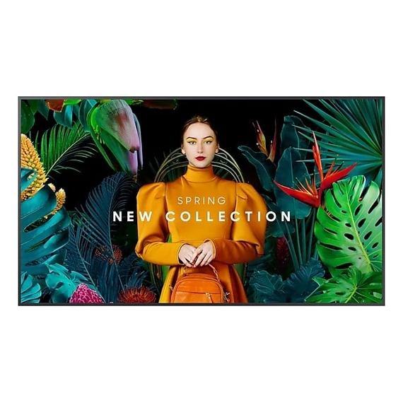 Samsung LH75QMCEBGCXEN tartalomszolgáltató (signage) kijelző Laposképernyős digitális reklámtábla 190,5 cm (75") LCD Wi-Fi 500 cd/m² 4K Ultra HD Fekete Tizen 24/7