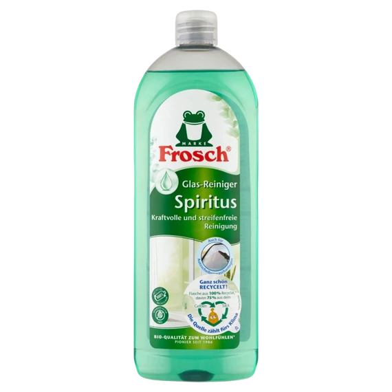Ablaktisztító utántöltő 750 ml Frosch spirituszos
