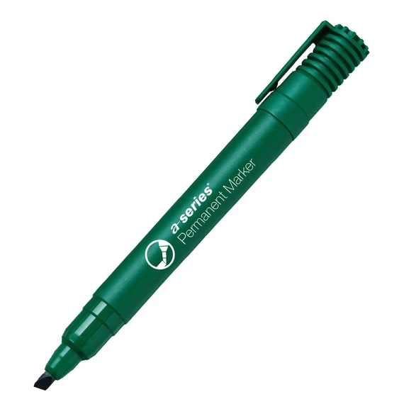Alkoholos marker 2-5mm, vágott végű A-series zöld