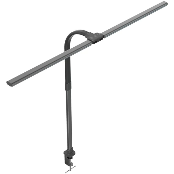 Asztali LED lámpa, duplafejű, 18W, AVIDE, fekete