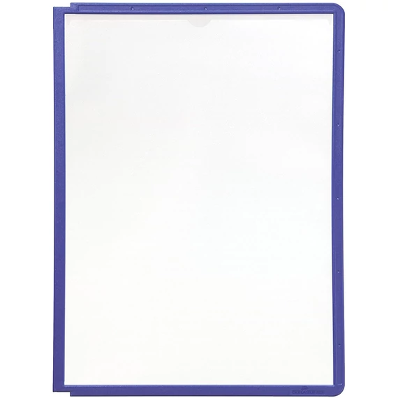 Bemutatótábla panel, A4, 5 db/csomag, Durable Sherpa lila