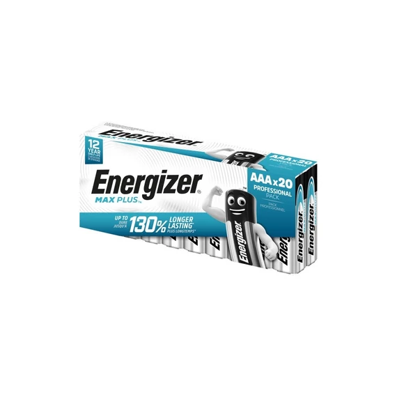 Elem AAA mikro LR03 Max Plus 20 db/csomag, Energizer Elem AAA mikro LR03 Max Plus 20 db/csomag, Energizer