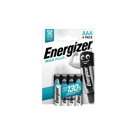 Elem AAA mikro LR03 Max Plus 4 db/csomag, Energizer Elem AAA mikro LR03 Max Plus 4 db/csomag, Energizer