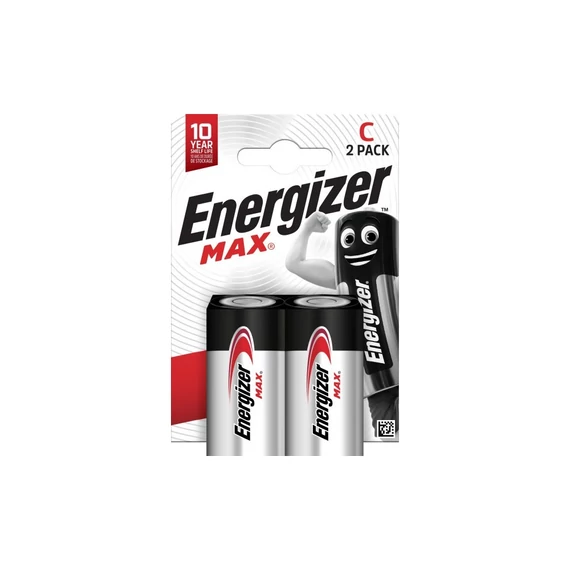 Elem C Baby LR14 Max 2 db/csomag, Energizer Elem C Baby LR14 Max 2 db/csomag, Energizer