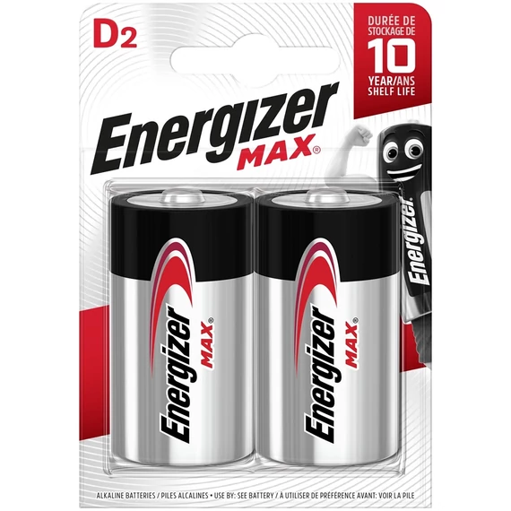 Elem góliát LR20D Max 2 db/csomag, Energizer Elem góliát LR20D Max 2 db/csomag, Energizer