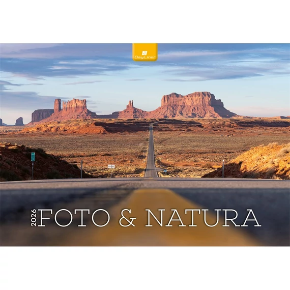 Falinaptár képes 340 × 485 mm, fehér lapokkal Foto&Natura B3 Dayliner 2026. Falinaptár képes 340 × 485 mm, fehér lapokkal Foto&Natura B3 Dayliner 2026.