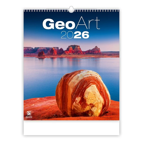 Falinaptár képes 450 × 520 mm, fehér lapokkal Geo Art Dayliner 2026. Falinaptár képes 450 × 520 mm, fehér lapokkal Geo Art Dayliner 2026.