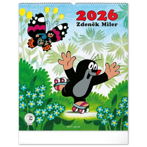 Falinaptár képes  480×560mm The Little Mole  Realsystem 2026.