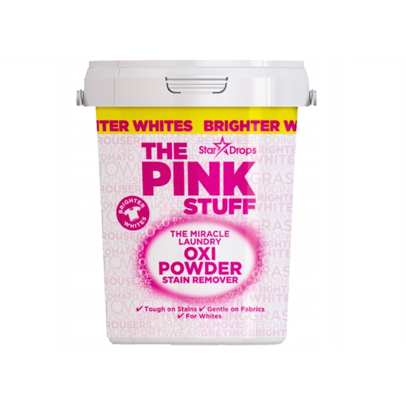 Folteltávolító por fehér ruhákhoz  1 kg The Pink Stuff