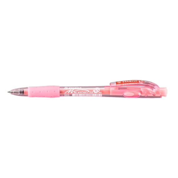 Golyóstoll 0,38mm, Stabilo Marathon 318/56, írásszín pink