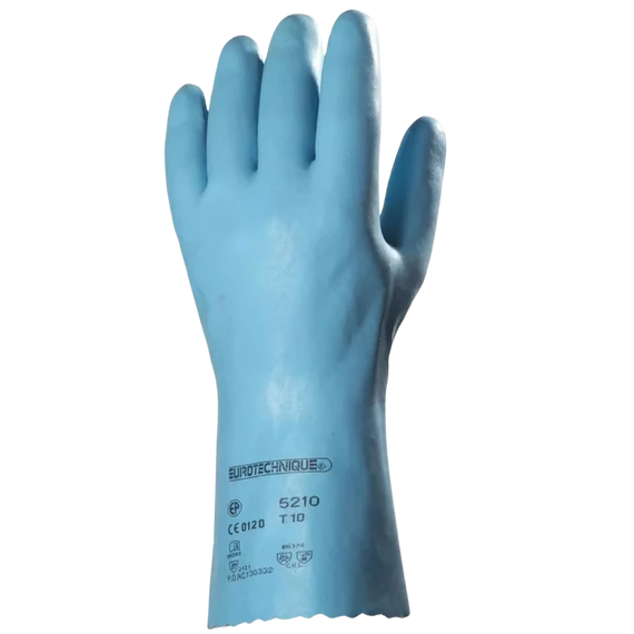 Gumikesztyű vegyszerálló latex méret: 7-es hossz 30 cm EP_520610 kék
