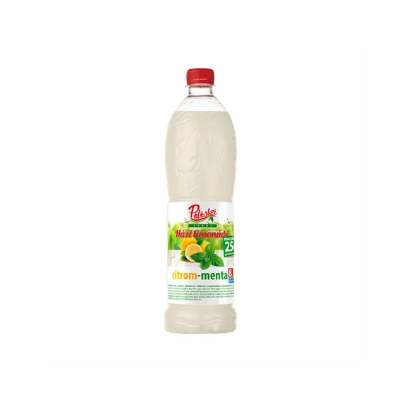 Gyümölcsszörp 1l, házi limonádé Pölöskei