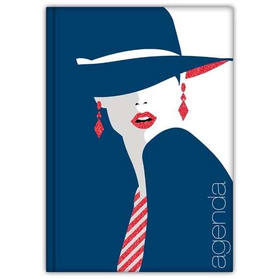 Határidőnapló Colors A5 napi, fehér lapokkal Fashion Kék Dayliner 2026. Határidőnapló Colors A5 napi, fehér lapokkal Fashion Kék Dayliner 2026.