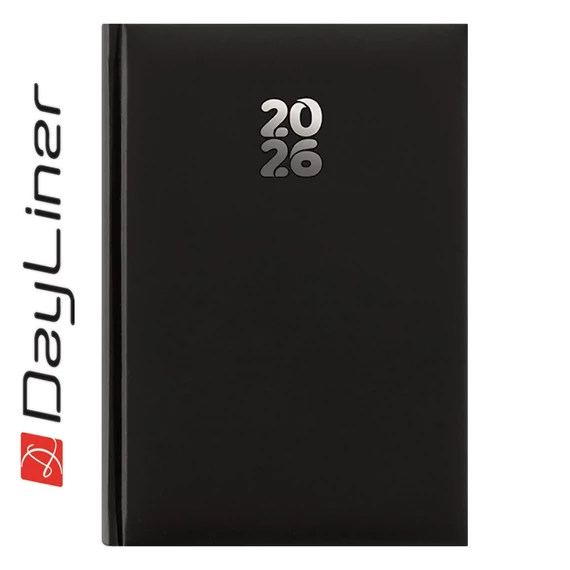Határidőnapló Pannon A5 heti, fehér lapokkal fekete Dayliner 2026. Határidőnapló Pannon A5 heti, fehér lapokkal fekete Dayliner 2026.