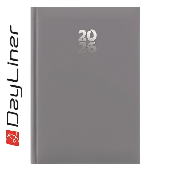 Határidőnapló Pannon A5 heti, fehér lapokkal szürke Dayliner 2026. Határidőnapló Pannon A5 heti, fehér lapokkal szürke Dayliner 2026.