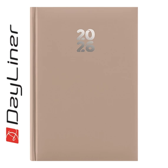 Határidőnapló Pannon A5 napi, fehér lapokkal natúr Dayliner 2026. Határidőnapló Pannon A5 napi, fehér lapokkal natúr Dayliner 2026.